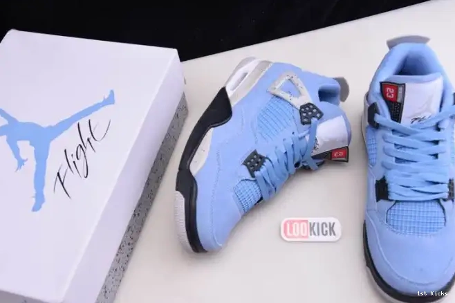 1st Kicks JORDAN 4 AIR CT8527-400 Blue University 0519